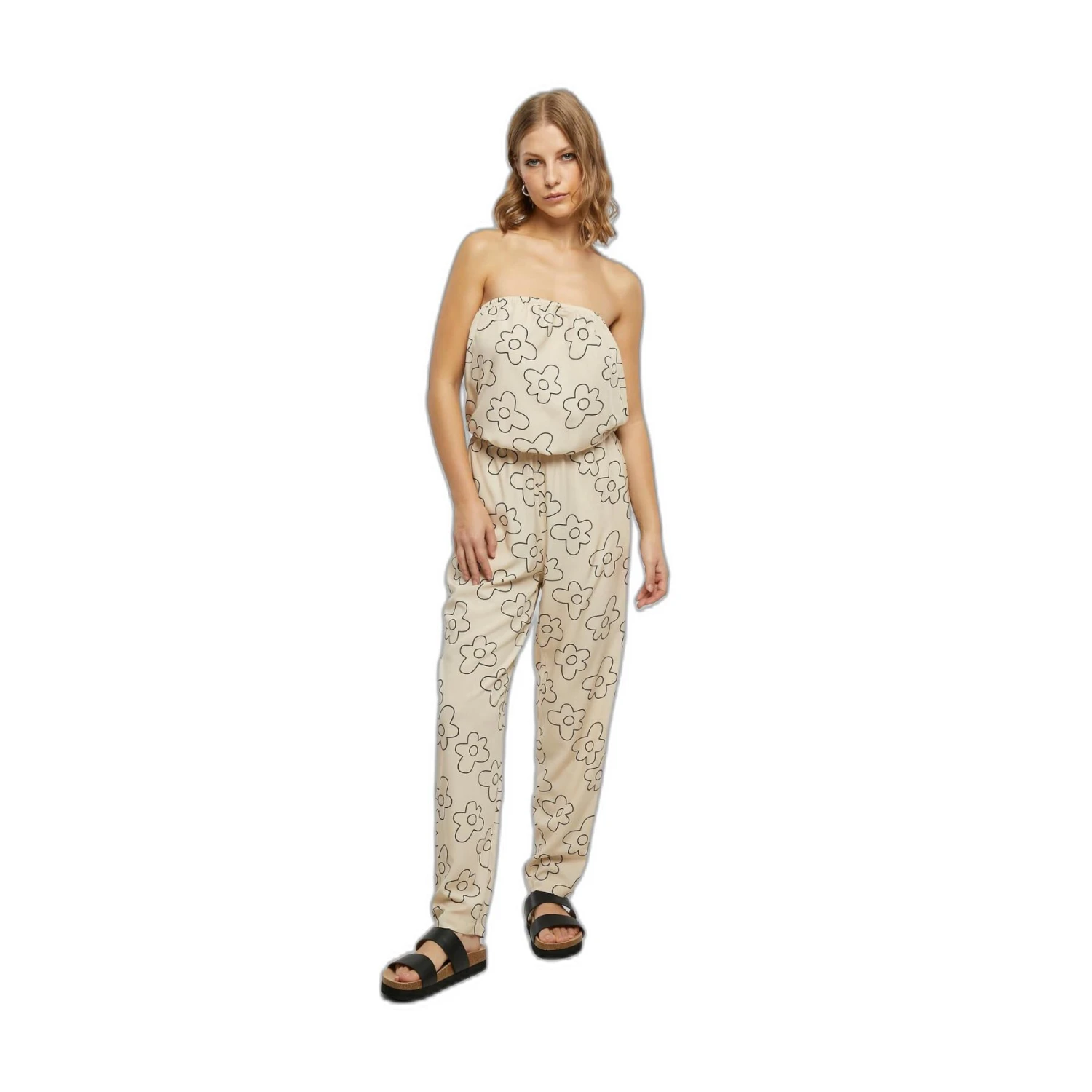 Damesjumpsuit In Viscose Urban Classics GT 5 Damesjumpsuit In Viscose Urban Classics GT - Afbeelding 3