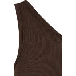 Vrouwen Asymmetrische Crop Top Urban Classics -Moss Kopenhagen-winkel urban classics tb2609 00075 6