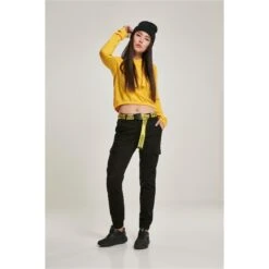 Hoog Getailleerde Cargo Broek Dames Groot Getailleerd Urban Classics -Moss Kopenhagen-winkel urban classics tb3048 00007 u 5