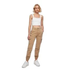 Dames Cargo Broek Met Hoge Taille Urban Classics -Moss Kopenhagen-winkel urban classics tb3048 03738 4