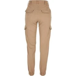 Dames Cargo Broek Met Hoge Taille Urban Classics Groot Getailleerde -Moss Kopenhagen-winkel urban classics tb3048 03738 7 1