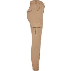 Dames Cargo Broek Met Hoge Taille Urban Classics Groot Getailleerde -Moss Kopenhagen-winkel urban classics tb3048 03738 8 1