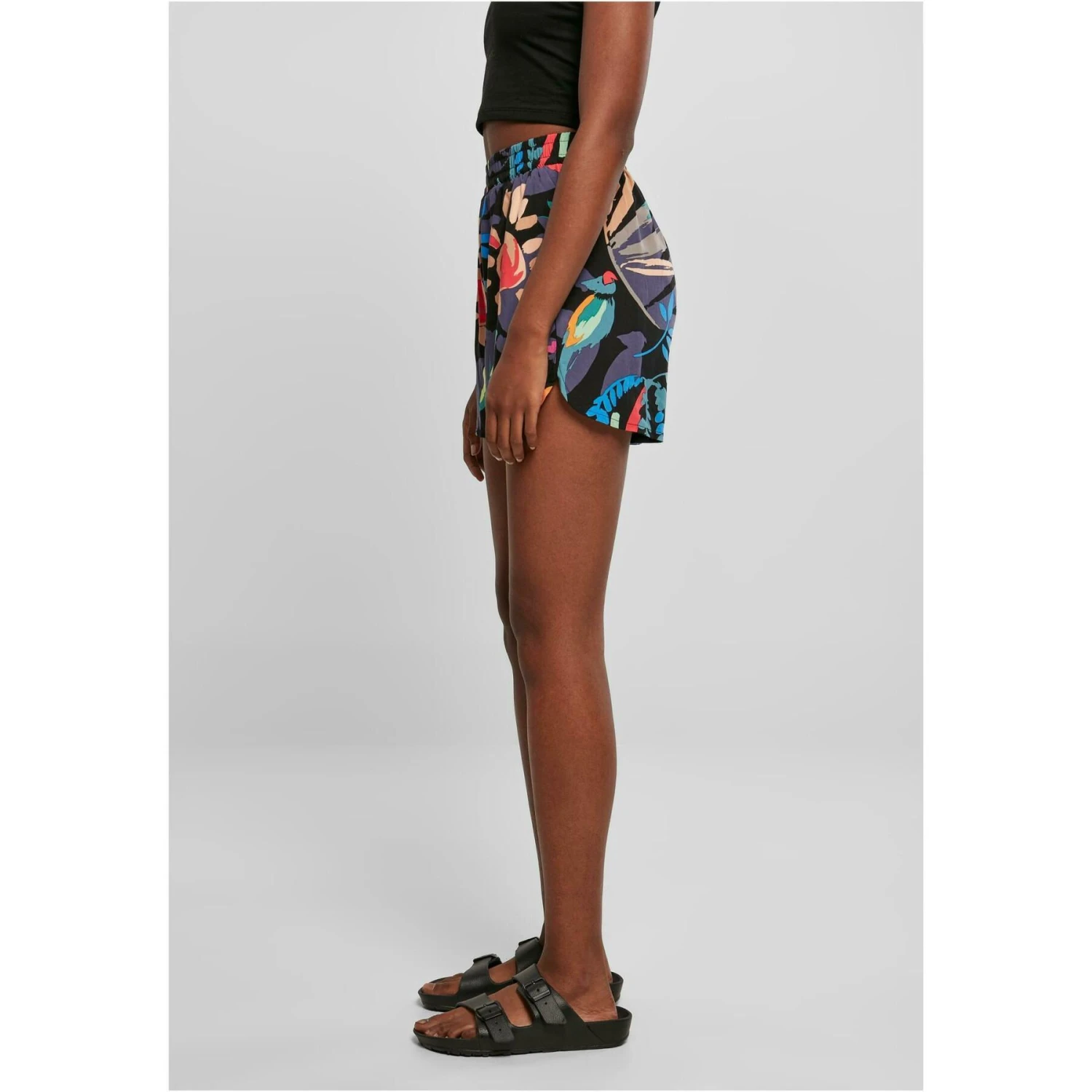 Dames Shorts Urban Classics AOP Viscose Resort 7 Dames Shorts Urban Classics AOP Viscose Resort - Afbeelding 5