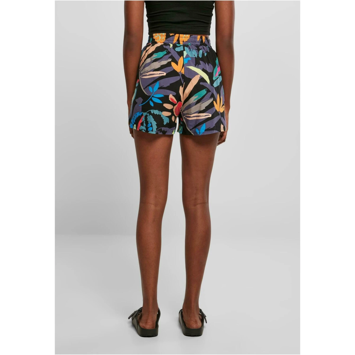 Dames Shorts Urban Classics AOP Viscose Resort 4 Dames Shorts Urban Classics AOP Viscose Resort - Afbeelding 2