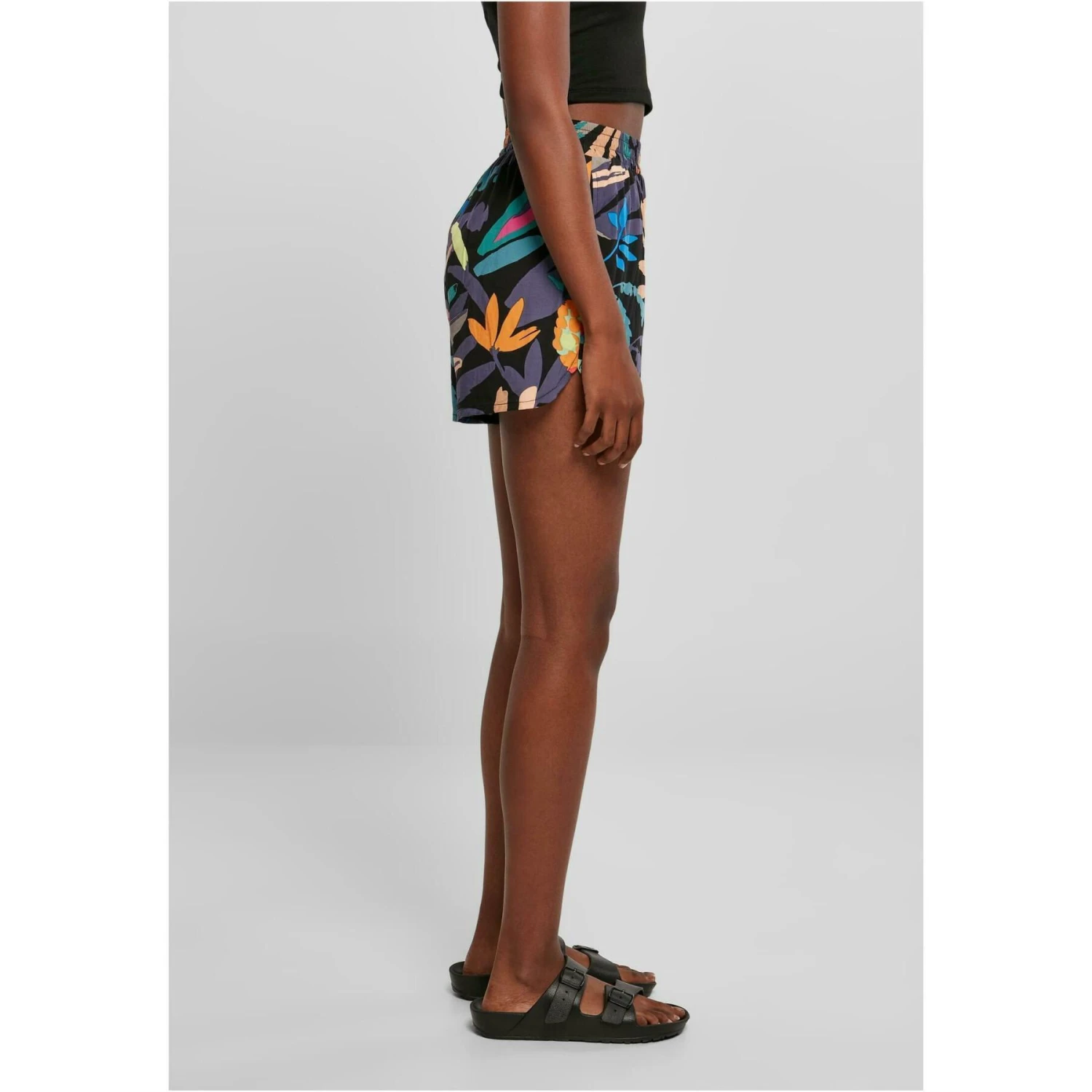 Dames Shorts Urban Classics AOP Viscose Resort 6 Dames Shorts Urban Classics AOP Viscose Resort - Afbeelding 4