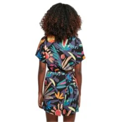 Korte Jumpsuit Met Riem Voor Vrouwen Urban Classics Viscose -Moss Kopenhagen-winkel urban classics tb4096 03665 2