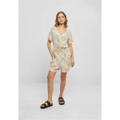 Damesjumpsuit In Viscose Met Ceintuur Urban Classics -Moss Kopenhagen-winkel urban classics tb4096 04417 4