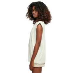 Damestop Urban Classics Modal Padded Shoulder GT -Moss Kopenhagen-winkel urban classics tb4098 03672 1