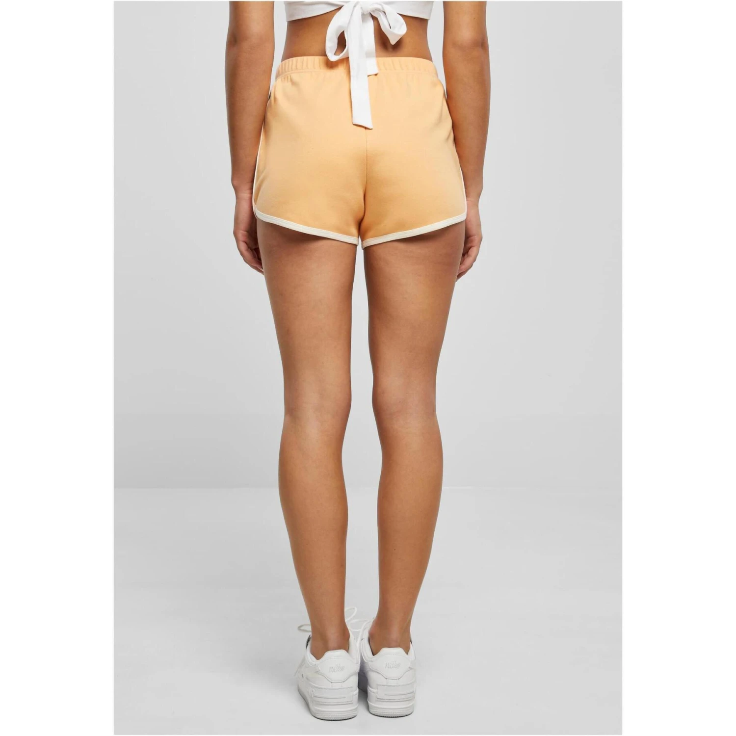 Damesshort Grote Maten Urban Classics Interlock Retro 5 Damesshort Grote Maten Urban Classics Interlock Retro - Afbeelding 3