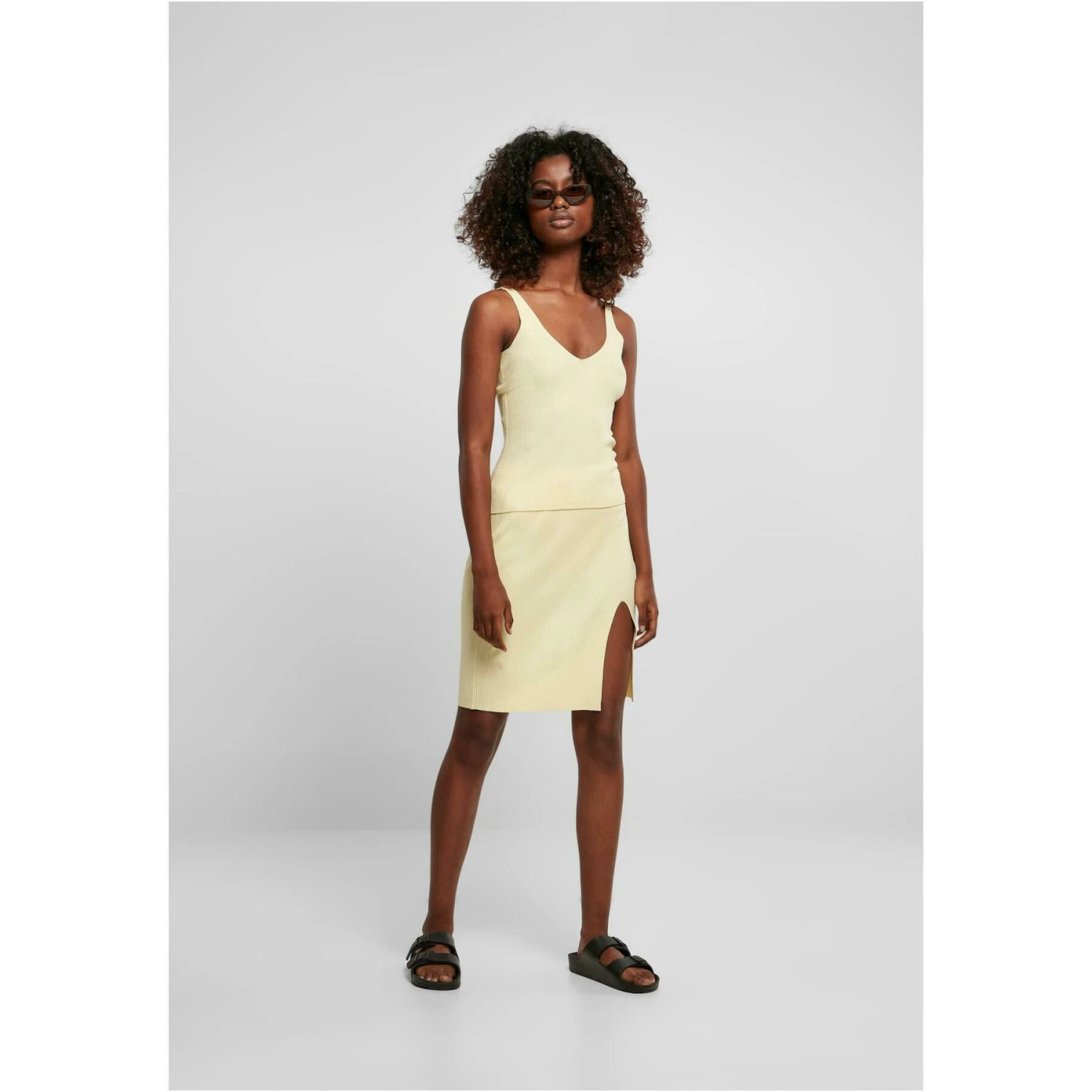 Geribd Damestopje Urban Classics 4 Geribd Damestopje Urban Classics - Afbeelding 2