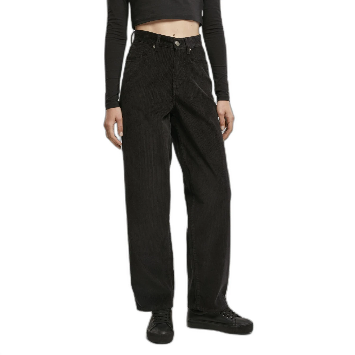 Corduroy Damesbroek Met Hoge Taille Urban Classics 90´S 4 Corduroy Damesbroek Met Hoge Taille Urban Classics 90´S - Afbeelding 2