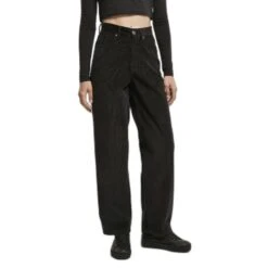 Corduroy Damesbroek Met Hoge Taille Urban Classics 90´S GT -Moss Kopenhagen-winkel urban classics tb4743 00007 0