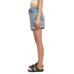 Dames Short Met Hoge Taille Urban Classics Boyfriend -Moss Kopenhagen-winkel urban classics tb4783 03841 1