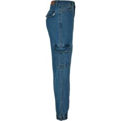 Dames Cargobroek Urban Classics Organic Stretch Denim -Moss Kopenhagen-winkel urban classics tb4797 03673 8