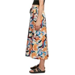 Halflange Rok Van Satijn Aop Vrouw Urban Classics -Moss Kopenhagen-winkel urban classics tb5006 03839 u 1 1