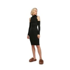 Geribd Dames-T-shirt Met Lange Mouwen Urban Classics 22 Geribd Dames-T-shirt Met Lange Mouwen Urban Classics -Moss Kopenhagen-winkel urban classics tb5048 00007 4