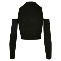 Geribd Dames-T-shirt Met Lange Mouwen Urban Classics 25 Geribd Dames-T-shirt Met Lange Mouwen Urban Classics -Moss Kopenhagen-winkel urban classics tb5048 00007 6