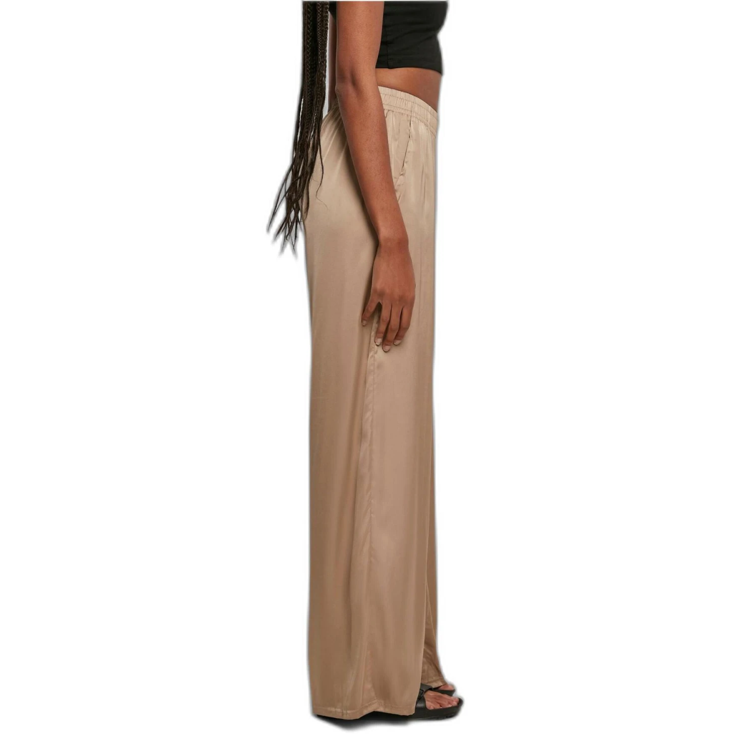 Damesbroek Met Wijde Pijpen Van Satijn Urban Classics 9 Damesbroek Met Wijde Pijpen Van Satijn Urban Classics - Afbeelding 7