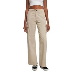 Dames Cargobroek Met Hoge Taille Urban Classics -Moss Kopenhagen-winkel urban classics tb5061 03680 0