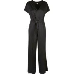 Jumpsuit Met Ceintuur Voor Vrouwen Urban Classics Satin