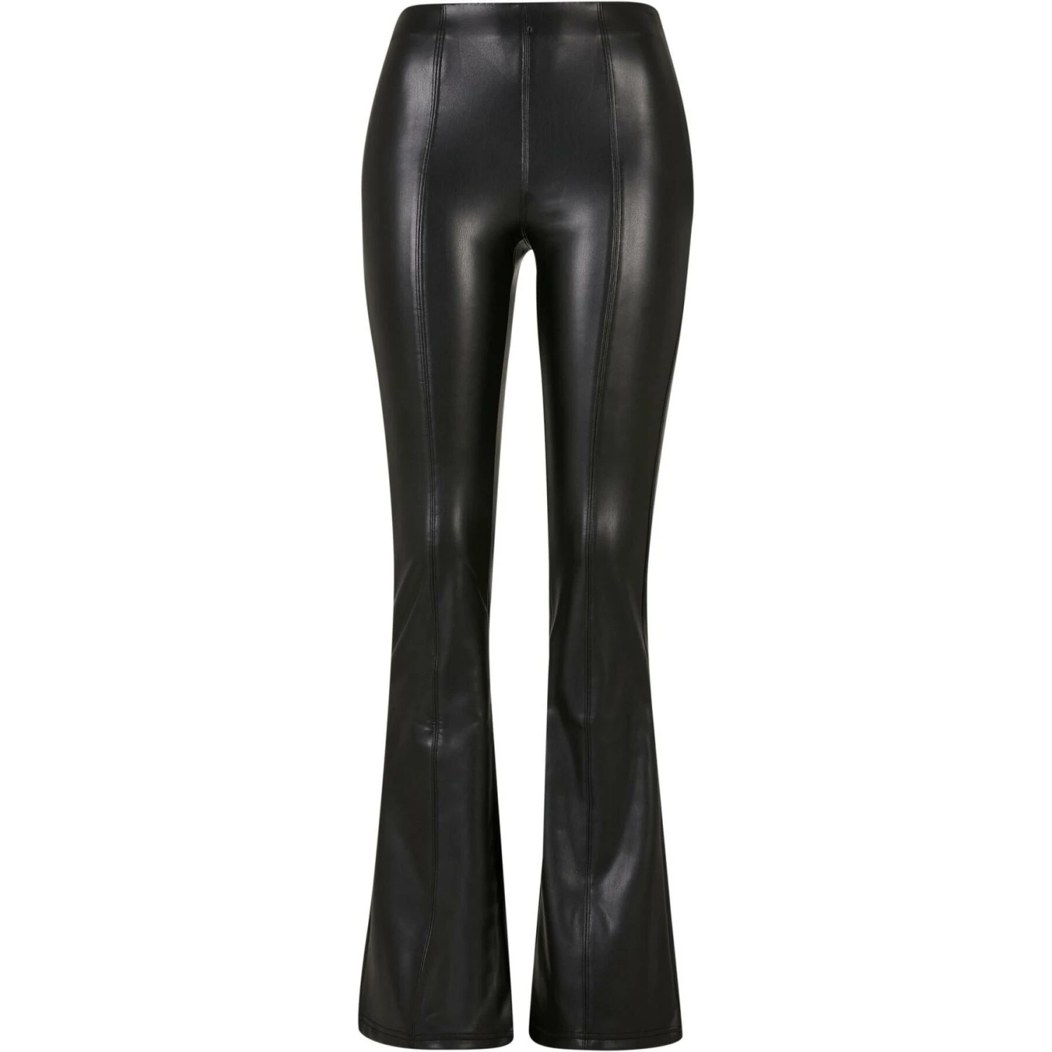 Uitlopende Broek Van Synthetisch Leer Voor Dames Urban Classics 3 Uitlopende Broek Van Synthetisch Leer Voor Dames Urban Classics