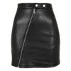 Synthetisch Leren Rok Vrouw Urban Classics Biker -Moss Kopenhagen-winkel urban classics tb5415 00007 5