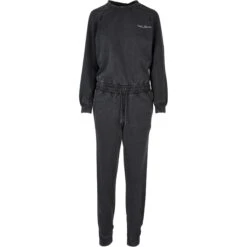 Damesjumpsuit Met Lange Mouwen In Badstof Met Klein Borduursel Urban Classics
