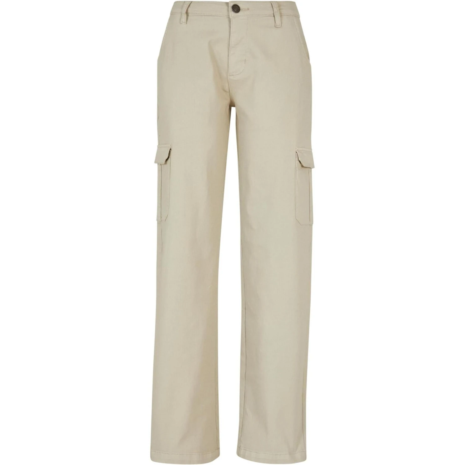 Broek Cargo Droit Taille Haute En Denim Femme Urban Classics 3 Broek Cargo Droit Taille Haute En Denim Femme Urban Classics