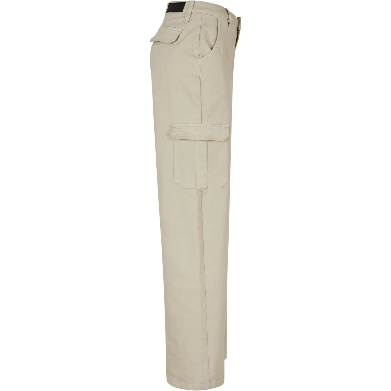 Broek Cargo Droit Taille Haute En Denim Femme Urban Classics 6 Broek Cargo Droit Taille Haute En Denim Femme Urban Classics - Afbeelding 4