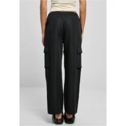 Cargo Broek Met Wijde Pijpen Dames Groot Getailleerd Urban Classics Vicose -Moss Kopenhagen-winkel urban classics tb6041 00007 3 1