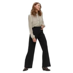 Damesbroek Met Wijde Pijpen Vero Moda Becky Hr Pull On -Moss Kopenhagen-winkel vero moda 10257168 3756797 5