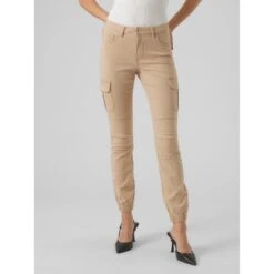 Cargo Broek Voor Dames Vero Moda Ivy -Moss Kopenhagen-winkel vero moda 10291832 4335473 3