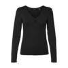 Dames-T-shirt Met Lange Mouwen En V-hals Vero Moda Alberte -Moss Kopenhagen-winkel vero moda 10293798 4375372 1