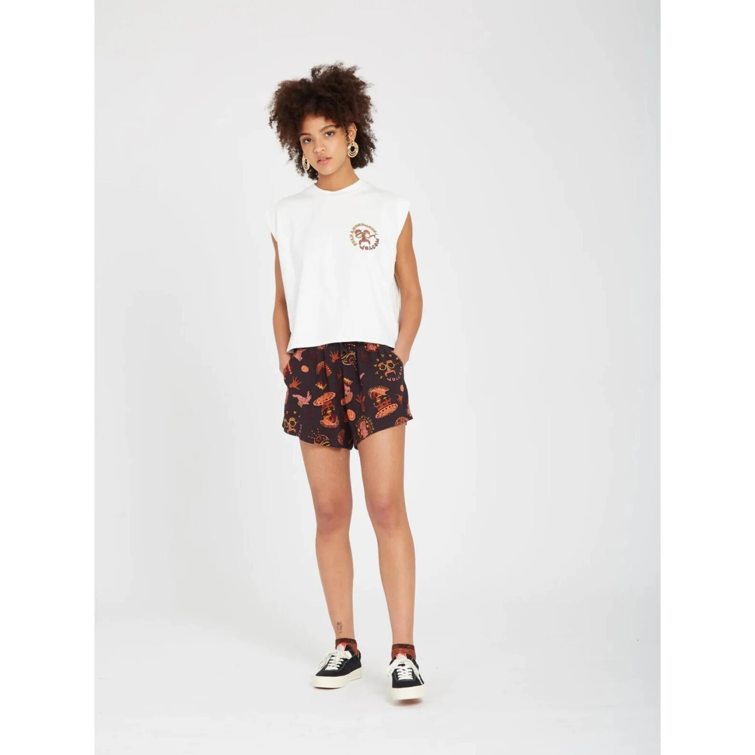 Damesshort Volcom Connected Minds 6 Damesshort Volcom Connected Minds - Afbeelding 4