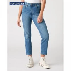 Damesjeans Wrangler Wild West Mid -Moss Kopenhagen-winkel w2h2jx31a 1