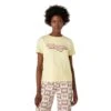Dames-T-shirt Wrangler Regular 1 Dames-T-shirt Wrangler Regular -Moss Kopenhagen-winkel wrangler 112332103 pale banana 1