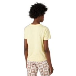 Dames-T-shirt Wrangler Regular -Moss Kopenhagen-winkel wrangler 112332103 pale banana 2