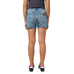 Damesshort Wrangler Boyfriend Shoreline 10 Damesshort Wrangler Boyfriend Shoreline -Moss Kopenhagen-winkel wrangler 112351036 bleu 3