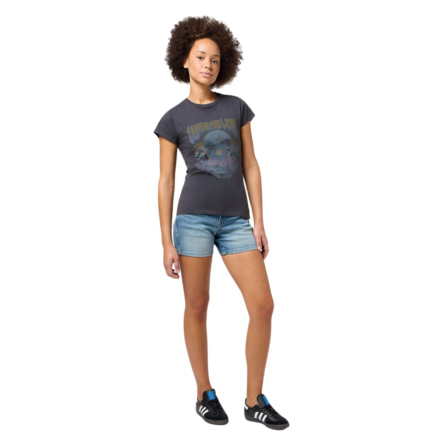 Damesshort Wrangler Boyfriend Shoreline 6 Damesshort Wrangler Boyfriend Shoreline - Afbeelding 4