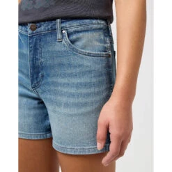 Damesshort Wrangler Boyfriend Shoreline 12 Damesshort Wrangler Boyfriend Shoreline -Moss Kopenhagen-winkel wrangler 112351036 bleu 5