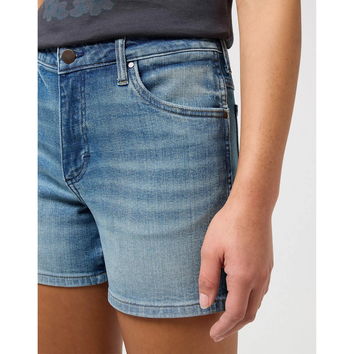 Damesshort Wrangler Boyfriend Shoreline 7 Damesshort Wrangler Boyfriend Shoreline - Afbeelding 5