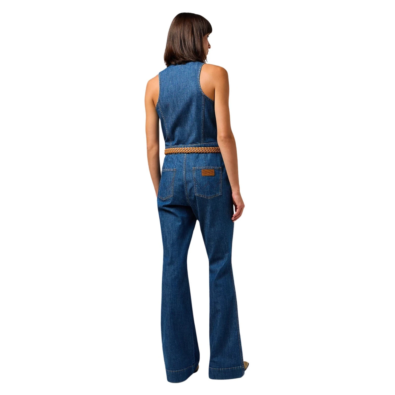 Jeans Jumpsuit Voor Dames Wrangler Racer Cat Suit Indigo Wranch 6 Jeans Jumpsuit Voor Dames Wrangler Racer Cat Suit Indigo Wranch - Afbeelding 4