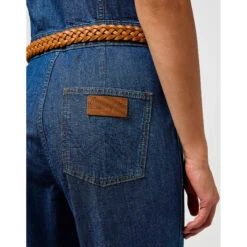 Jeans Jumpsuit Voor Dames Wrangler Racer Cat Suit Indigo Wranch 17 Jeans Jumpsuit Voor Dames Wrangler Racer Cat Suit Indigo Wranch -Moss Kopenhagen-winkel wrangler 112351045 bleu 8