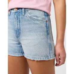 Damesbroeken Voor Stuntshorts Van 3 Inch Wrangler Cowboy -Moss Kopenhagen-winkel wrangler 112351074 bleu 5