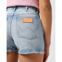 Damesbroeken Voor Stuntshorts Van 3 Inch Wrangler Cowboy -Moss Kopenhagen-winkel wrangler 112351074 bleu 6